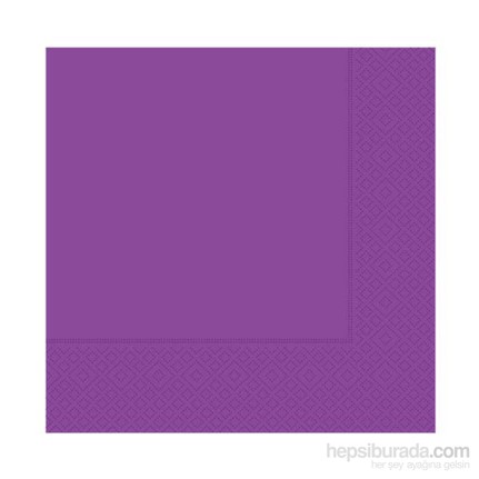 Mor Renk Çift Katlı Kağıt Peçete 20 Adet