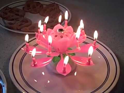  Pembe Işıklı Müzik Sesli Doğum Günü Pasta Mumu Büyük Boy