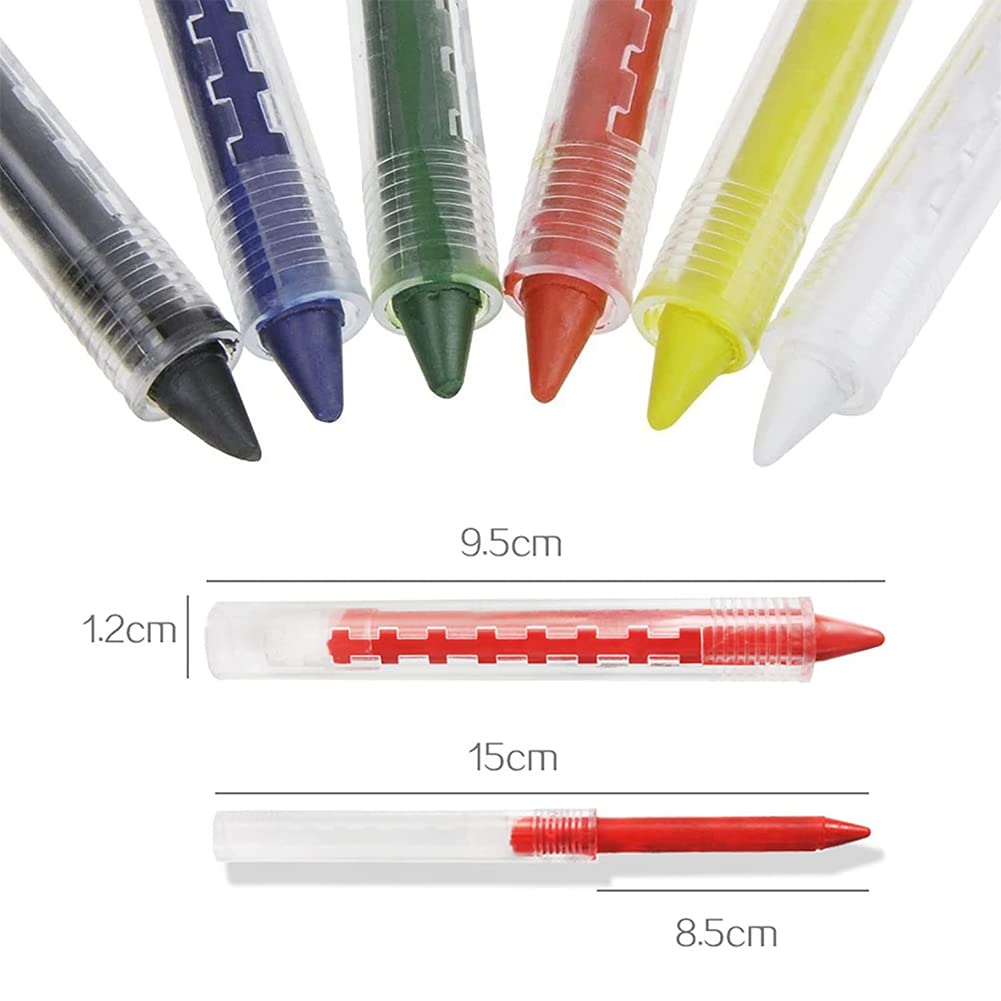 Palyaço Yüz Boyama Seti Kalemli Makyaj Boyama Seti 6 Renk 