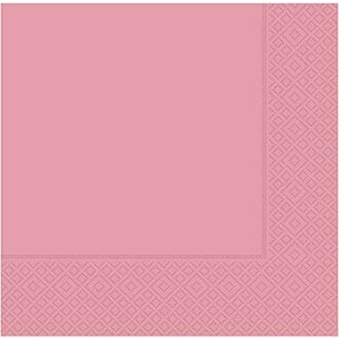 Pembe Renk Çift Katlı Kağıt Peçete 20 Adet