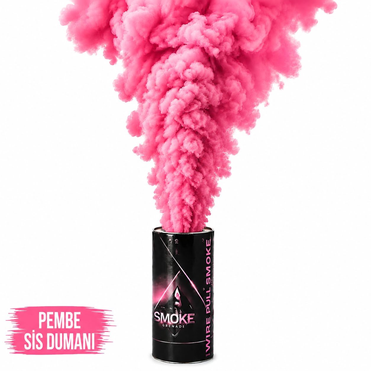 Pembe Renk Sis Bombası Pembe Duman 1 Adet