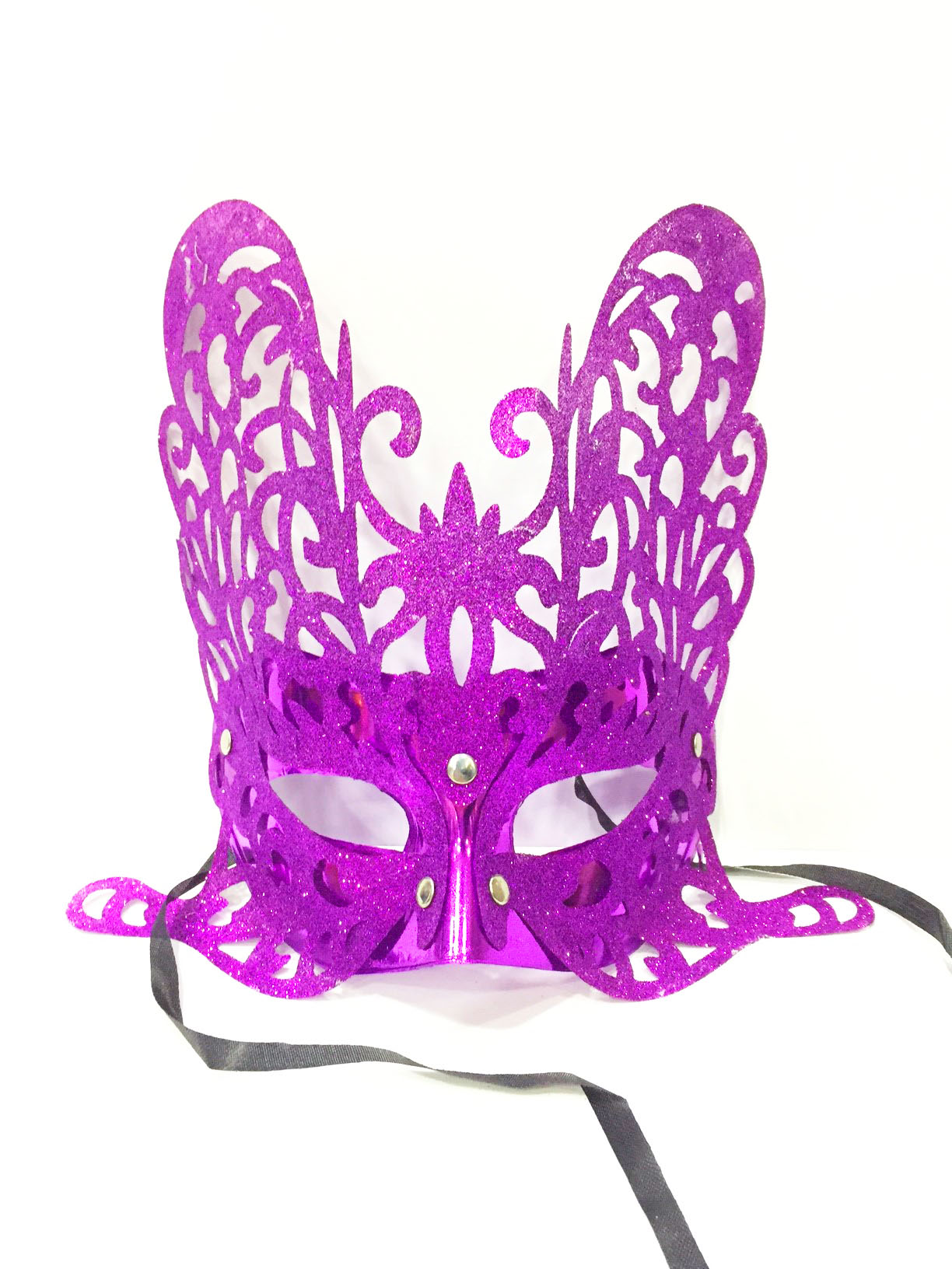 Renkli Yılbaşı Parti Maskesi Karışık Renk 12 Adet