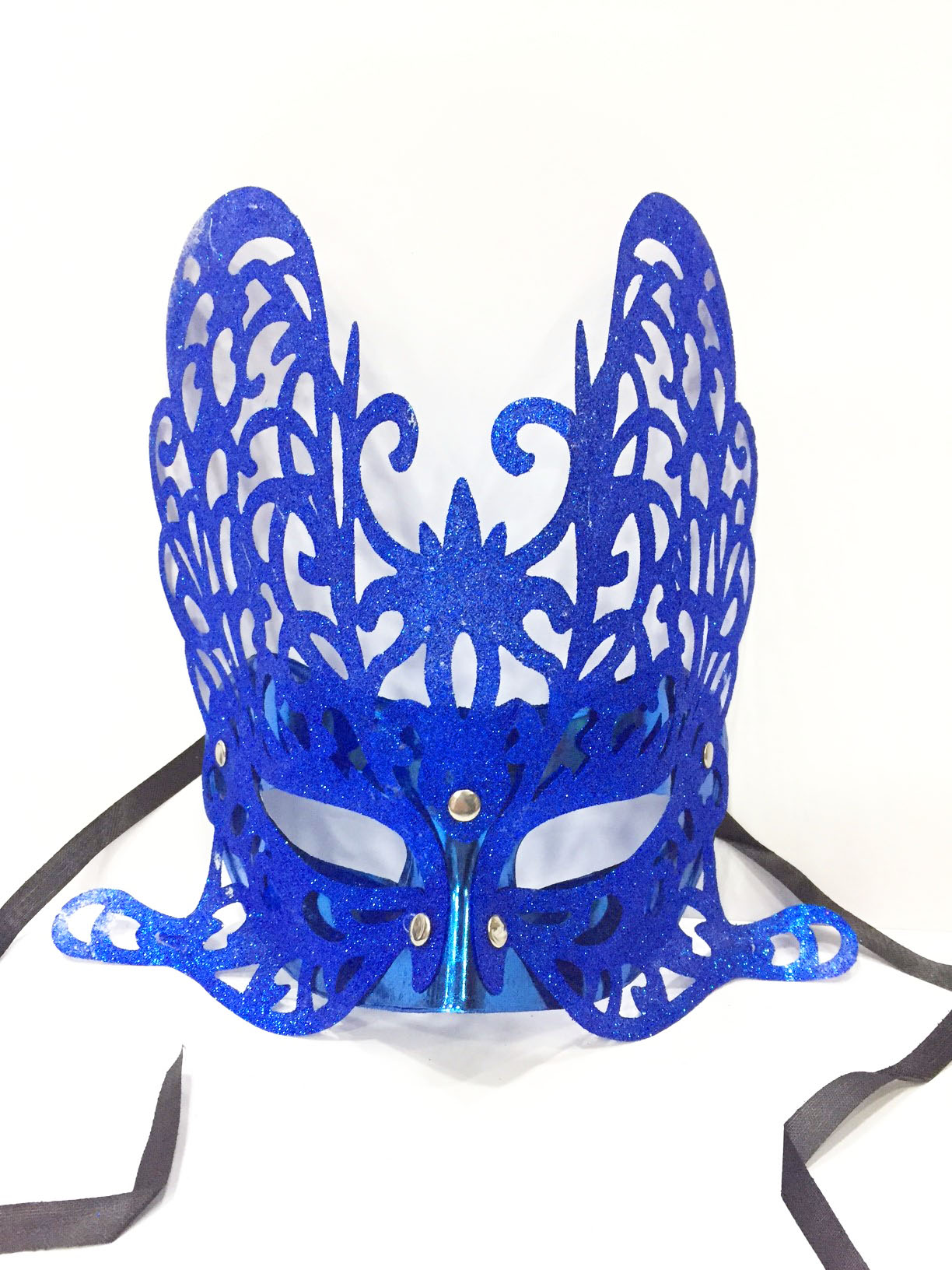 Renkli Yılbaşı Parti Maskesi Karışık Renk 12 Adet