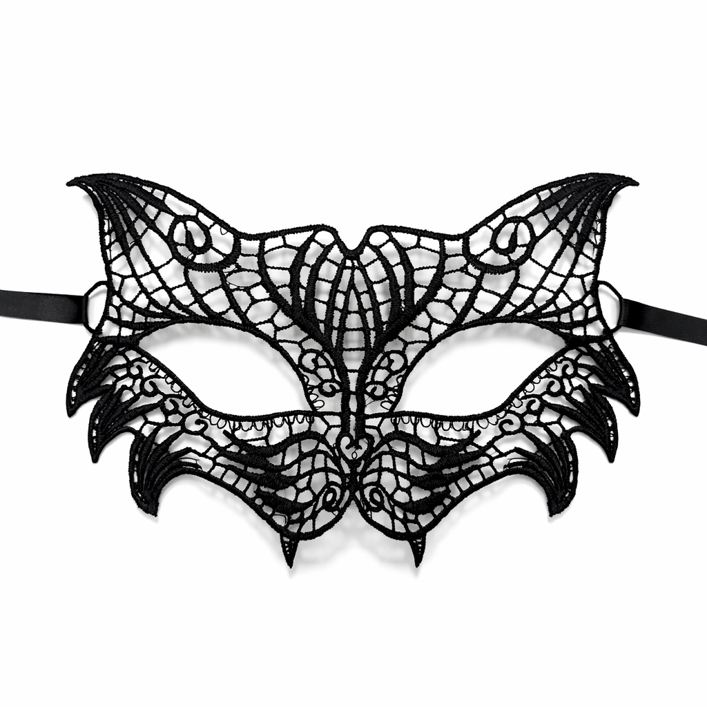 Siyah Dantel Venedik Maskesi Kadın – Zarif Parti & Balo Maskesi 3 No