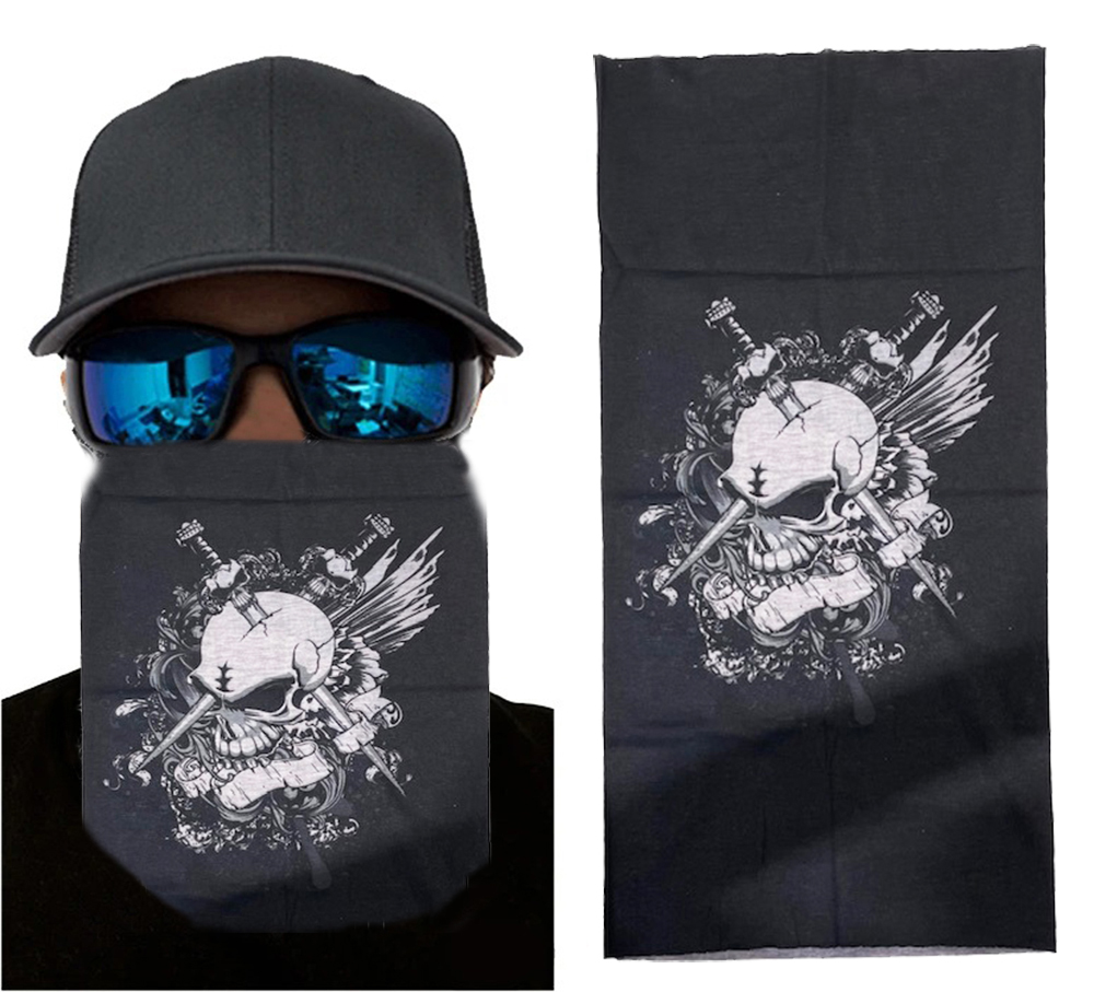 Motorcu Boyunluk Baf Buff Bandana 25x48 cm Model 6