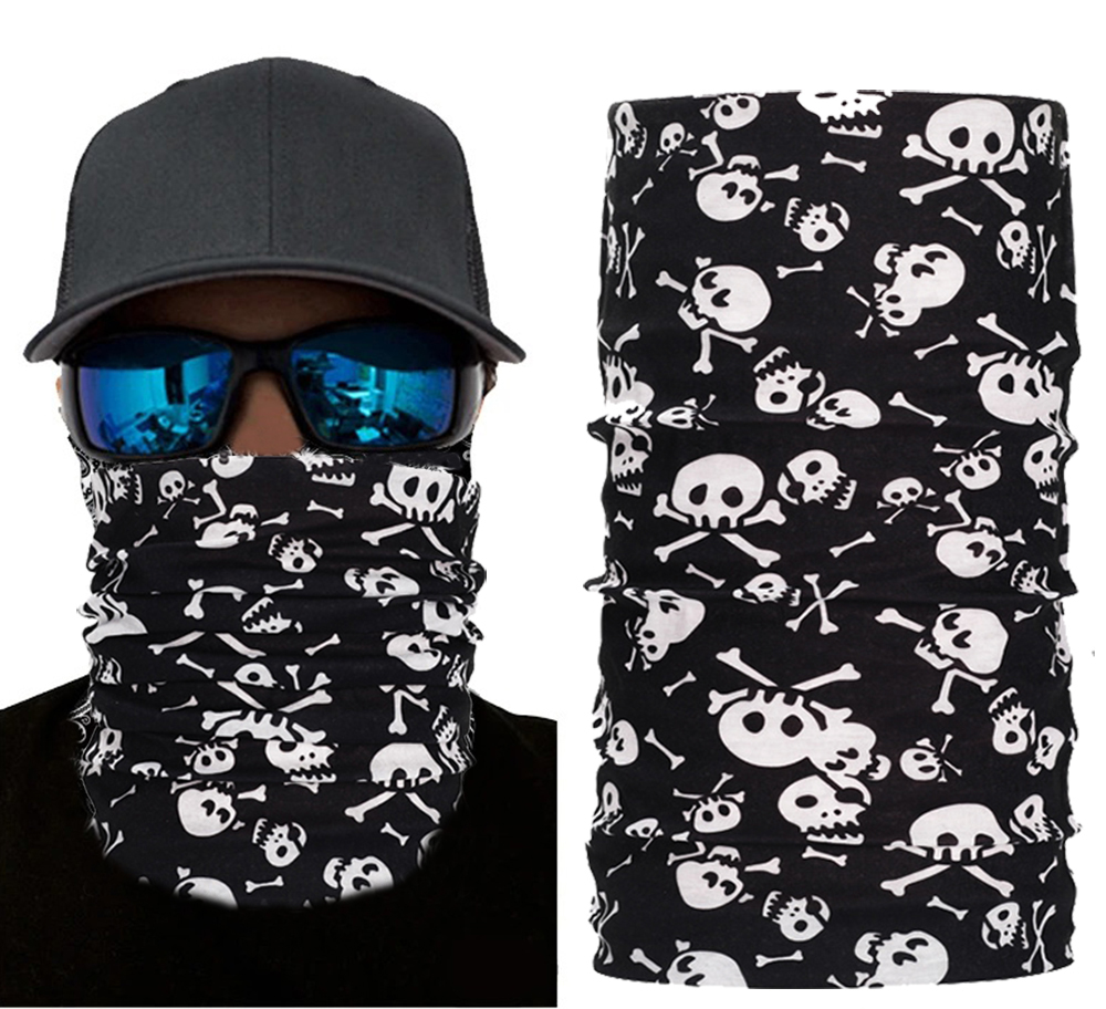 Motorcu Boyunluk Baf Buff Bandana 25x48 cm Model 1