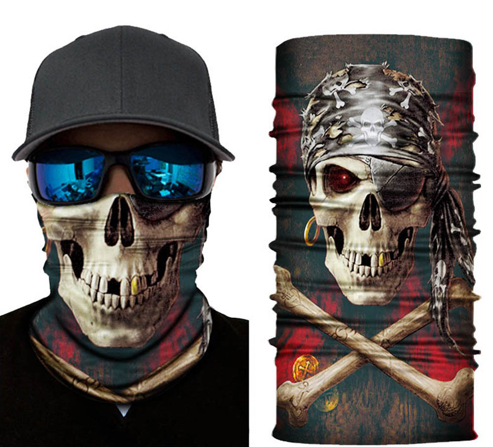 Motorcu Boyunluk Baf Buff Bandana 25x48 cm Model 2