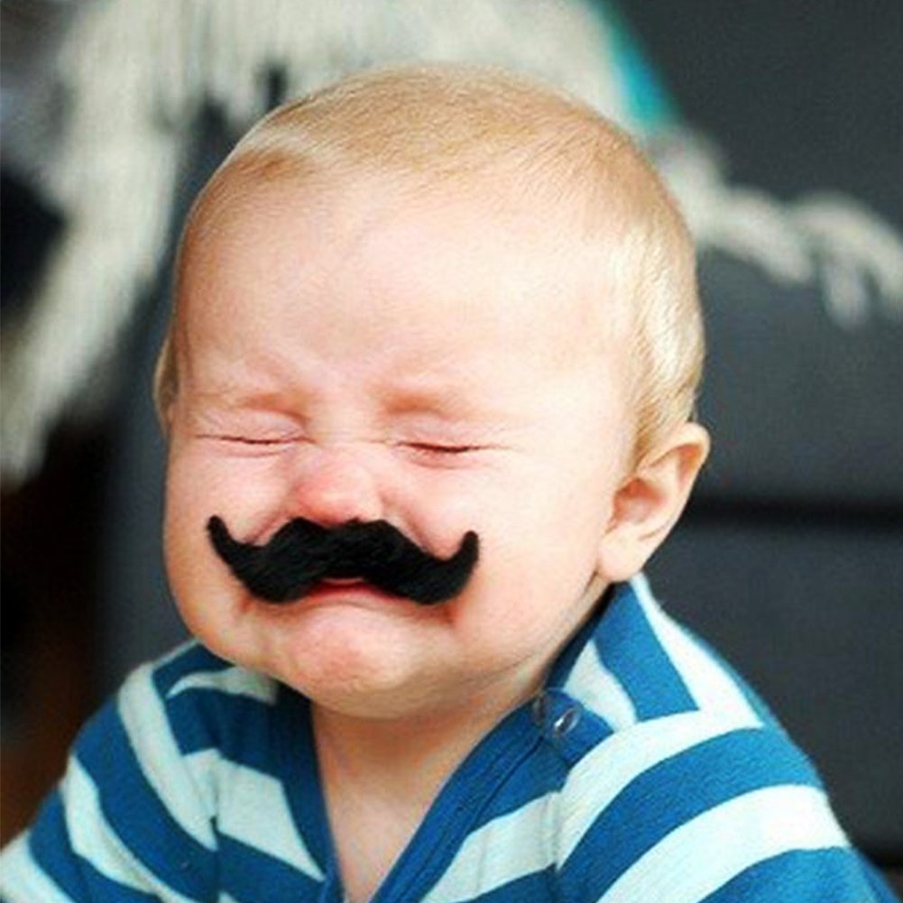 Yapışkanlı Takma Bıyık 6 Model 12 Adet Set