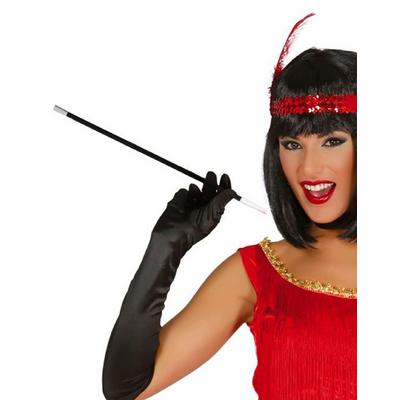 1920'ler 1990'lar Gatsby Kadın Aksesuar Seti – Kırmızı Charleston Saç Bandı ve Sigaralık