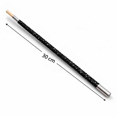 30 cm Siyah Payetli Sigara Tutacağı – 1920’ler Gatsby Parti Aksesuarı