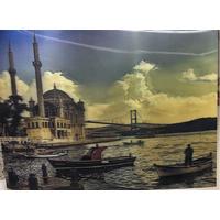3 Boyutlu Ortaköy Temalı Hediyelik Tablo 30x40 cm