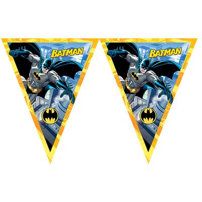 Batman Temalı Üçgen Bayrak Flama Süsleme 3.2 Metre