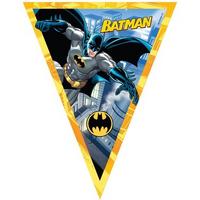 Batman Temalı Üçgen Bayrak Flama Süsleme 3.2 Metre