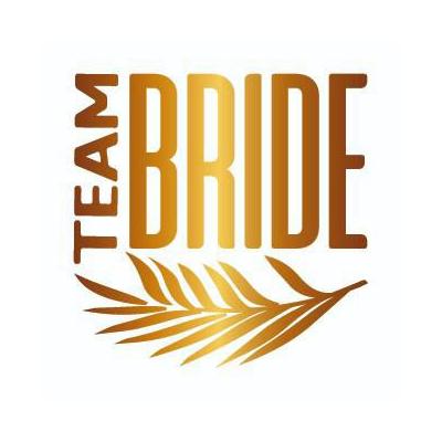 Bekarlığa Veda Partisi Gelin Team Bride Dövmesi Altın Renk 