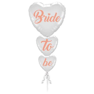 Bride To Be Buket Seti Folyo Balon 3lü Rose Gold Renk 100 cm