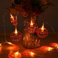 Cadılar Bayramı Halloween Balkabağı Temalı Led Işık 2 Metre