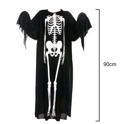 Çocuk Boy İskelet Tulum İskelet Kostüm 90 cm