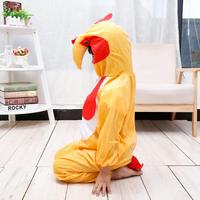 Çocuk Horoz Kostümü - Tavuk Kostümü 6-7 Yaş 120 cm