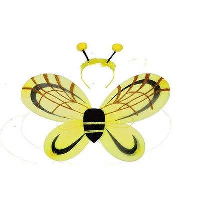 Çocuk Boy Mega Arı Kanadı ve Tacı 50x85 cm 