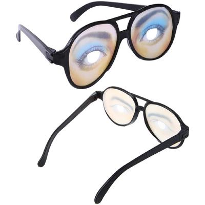 Efsane Şaka Gözlüğü Delikli Şaka Gözlüğü Bayan Model 15x6 cm