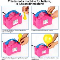 Elektrikli Balon Pompası Çift Uçlu Çift Çıkışlı Balon Makinası