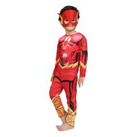Flash Kostümü Çocuk - Flash Kostüm ve Maske Full Set