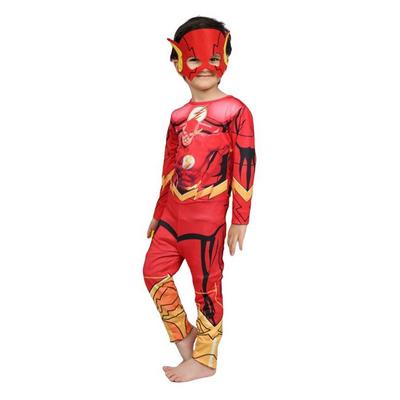 Flash Kostümü Çocuk - Flash Kostüm ve Maske Full Set