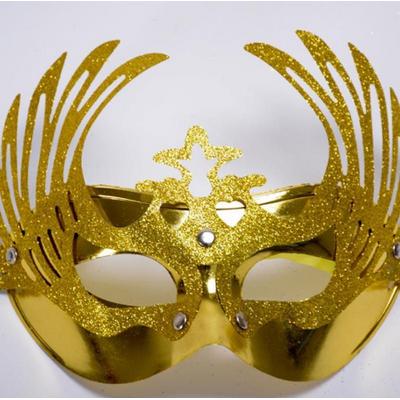 Geyik Model Altın Renk Venedik Yılbaşı Parti Maskesi
