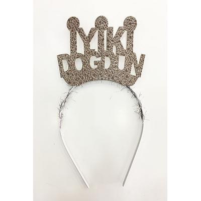 Gümüş Renk İyiki Doğdun Yazılı Doğum Günü Parti Tacı