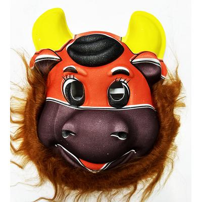 İnek Maskesi - Sarı Kulaklı Sevimli İnek Maskesi Yetişkin Çocuk Uyumlu Model 11