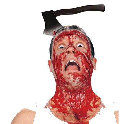 Kafaya Saplanmış Halloween Kanlı Balta Şaka Tacı 