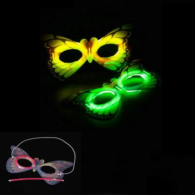 Karanlıkta Parlayan Fosforlu Glow  Kelebek Maske 1 Adet