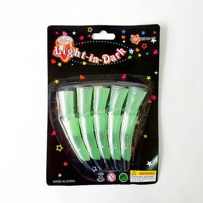 Karanlıkta Yanan Halloween Cadılar Bayramı Siyah Cadı Tırnakları 10 Adet