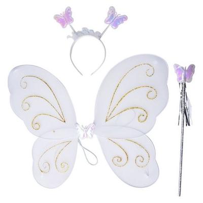 Kelebek Kanadı Tacı Asası Beyaz Renk