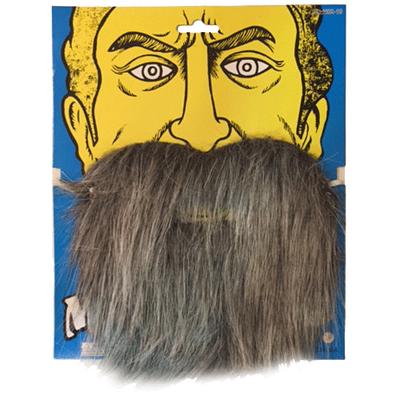 Kırçıllı Korsan Sakalı Gri Renk Takma Sakal 