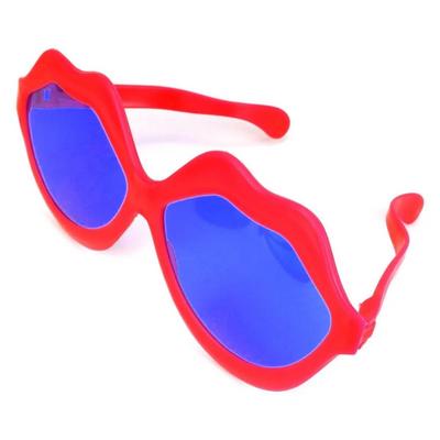 Kırmızı Renk Mega Boy Jumbo Dudak Şekilli Parti Gözlüğü