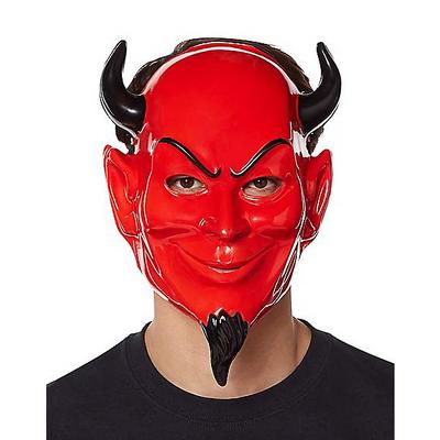 Kırmızı Renk Plastik Rubie's Costume Devil Mask Şeytan Maskesi 20x30 cm
