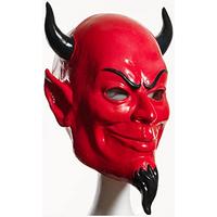Kırmızı Renk Plastik Rubie's Costume Devil Mask Şeytan Maskesi 20x30 cm