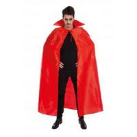 Kırmızı Renk Yakalı Halloween Pelerin 140 cm