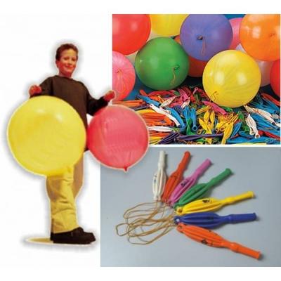 Lastikli Basket Balon Punch Balon Karışık Renk 5 Adet