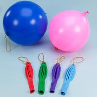 Lastikli Basket Balon Punch Balon Karışık Renk 5 Adet