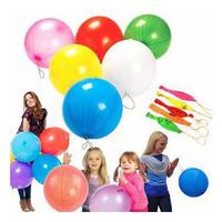 Lastikli Basket Balon Punch Balon Karışık Renk 5 Adet