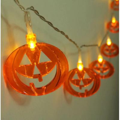 Led Işıklı 10 lu Kabak Şekilli Parti Süsleme 2 Metre