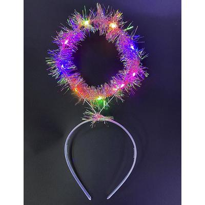 Led Işıklı Yanar Söner 3 Fonksiyonlu Melek Hare Taç Pembe Renk