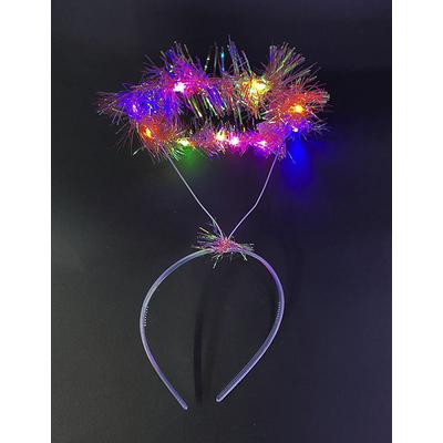 Led Işıklı Yanar Söner 3 Fonksiyonlu Melek Hare Taç Pembe Renk