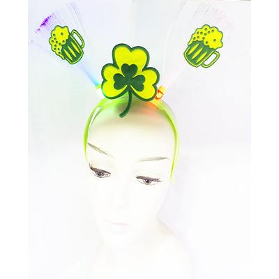 Led Işıklı Yanar Söner Yeşil Renk Oktoberfest Partisi Tacı 25x13 cm