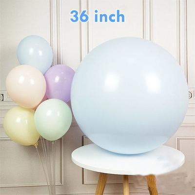 Mavi Renk Mega Boy Jumbo Makaron Balon 36 İnch