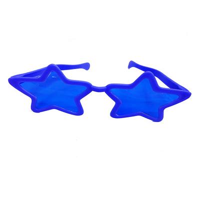 Mavi Renk Mega Boy Megastar Yıldız Şekilli Parti Gözlüğü
