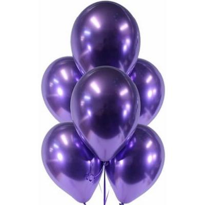 Mor Renk Krom Balon 5 Adet