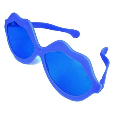 Mavi Renk Mega Boy Jumbo Dudak Şekilli Parti Gözlüğü